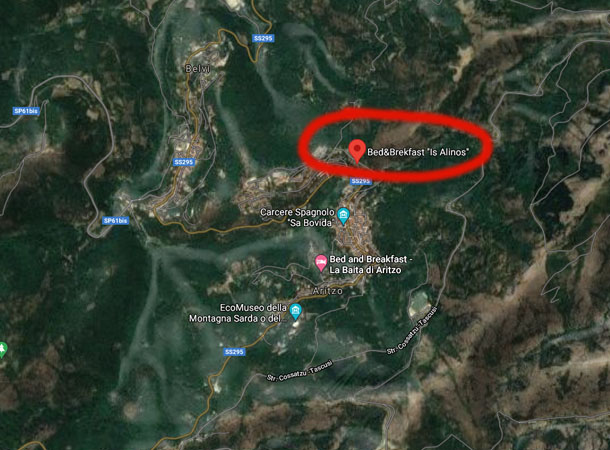 is alinos google map satellite screenshot
